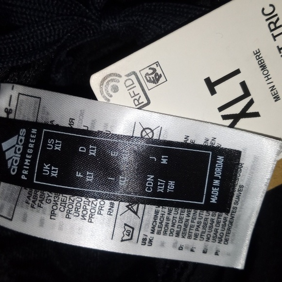 Mens Adidas Black Sweatpants XLT NWT - Picture 6 of 6